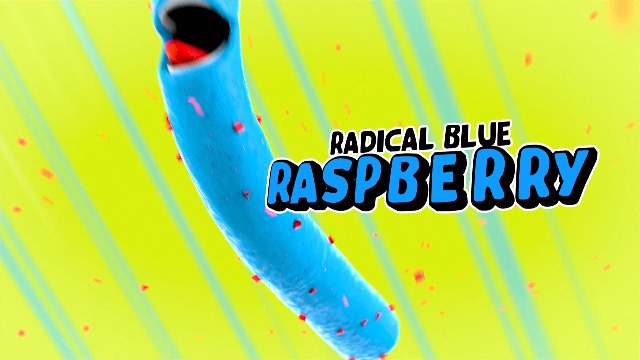 ChewzMe Fruit Chews Candy Straws - 30 Count Strawberry Blue Raspberry Watermelon Candy