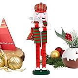 Photo Gallery tuxuseo schiaccianoci decorativi | schiaccianoci soldato con bastone da golf - ornamento in legno 35 cm per bambini famiglia interni casa festività natalizie Photo Gallery tuxuseo schiaccianoci decorativi | schiaccianoci soldato con bastone da golf - ornamento in legno 35 cm per bambini famiglia interni casa festività natalizie