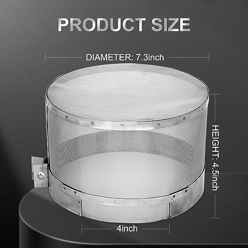 Image of Smart Meter Cover,Electric Meter Cover Shield Made with Faraday Cage Technology,Electrical Meter Cover Made of 316 Stainless Steel for Durability.Suitable for All Smart Meter Protection