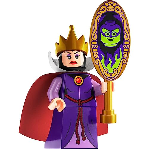 LEGO Minifiguren Disney 100 - Wähle 1 aus 18 verschiedenen Figuren 71038 (Böse Königin mit magischem Spiegel)