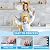 Art3d 10-Sheet Peel and Stick Backsplash PVC Wall Tile, Stickon Tile for Kitchen Backplash, Bathroom Vanities, Fireplace Decor, Laundry Table, Stair Decals in White-Washed, Plastic-Sheets