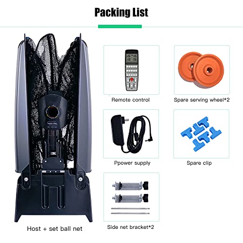 Tischtennis-Trainingsroboter mit automatischem Ballwerfer und Recyclingnetz