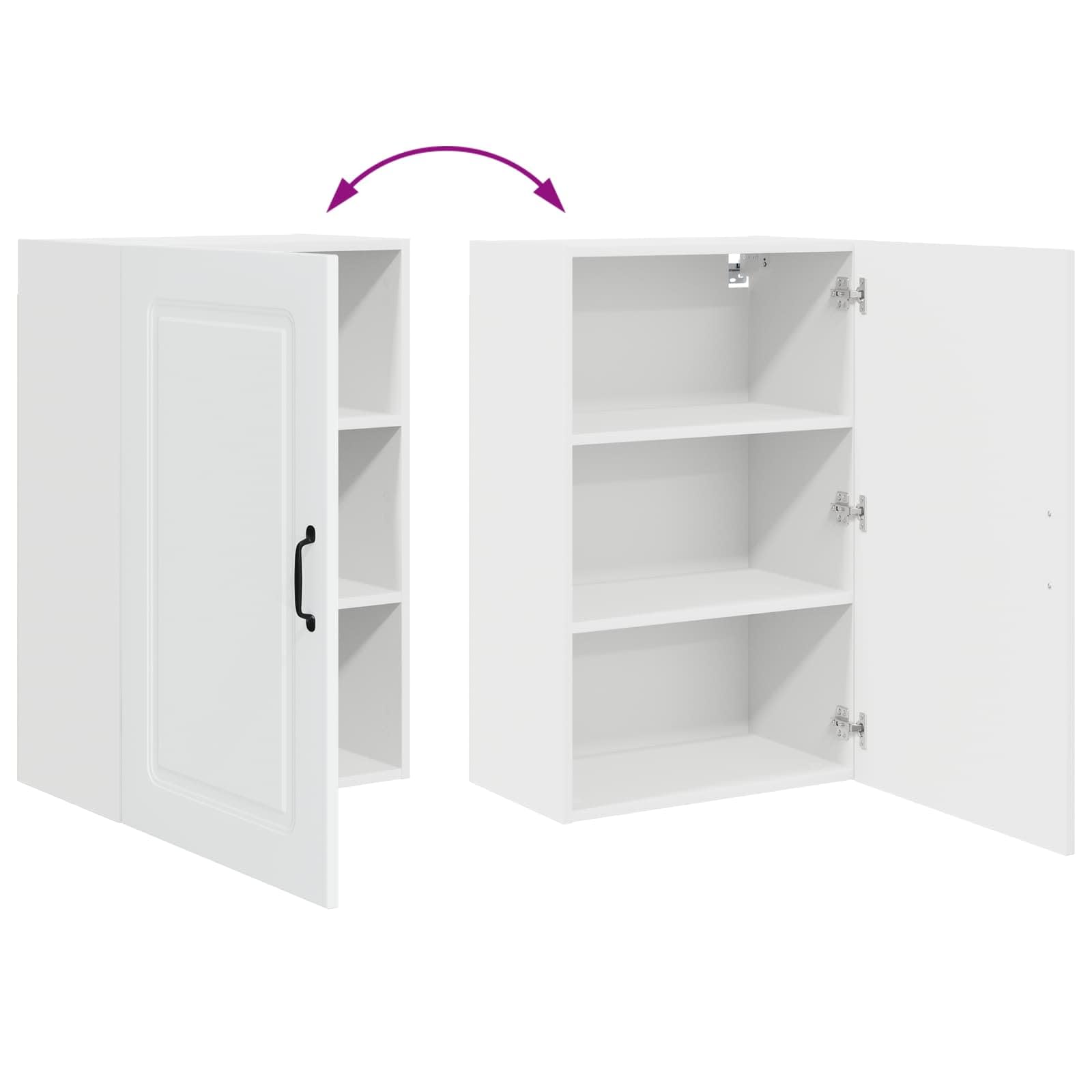 vidaXL Front do zmywarki Kalmar Biały 50 x 31 x 80 cm