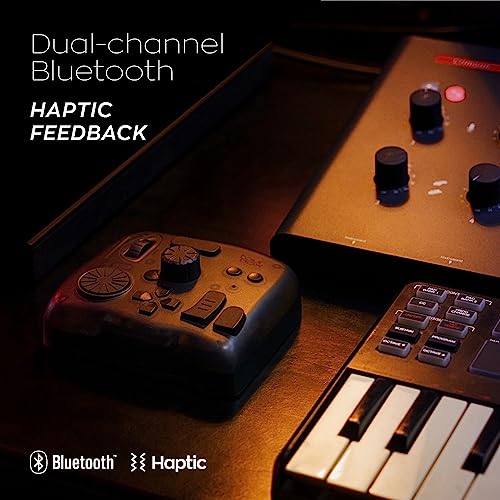 TourBox Elite - Bluetooth Video Editing Controller Color Grading Speed Editor, Intuitive Control, Upgrade Material, Professional Digital Creator Console with Custom Software, Mac/PC (Translucent Set)