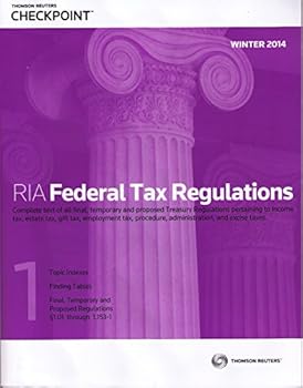 Paperback Federal Tax Regulations Winter 2014 (Ria Federal Tax Regulations Winter) Book