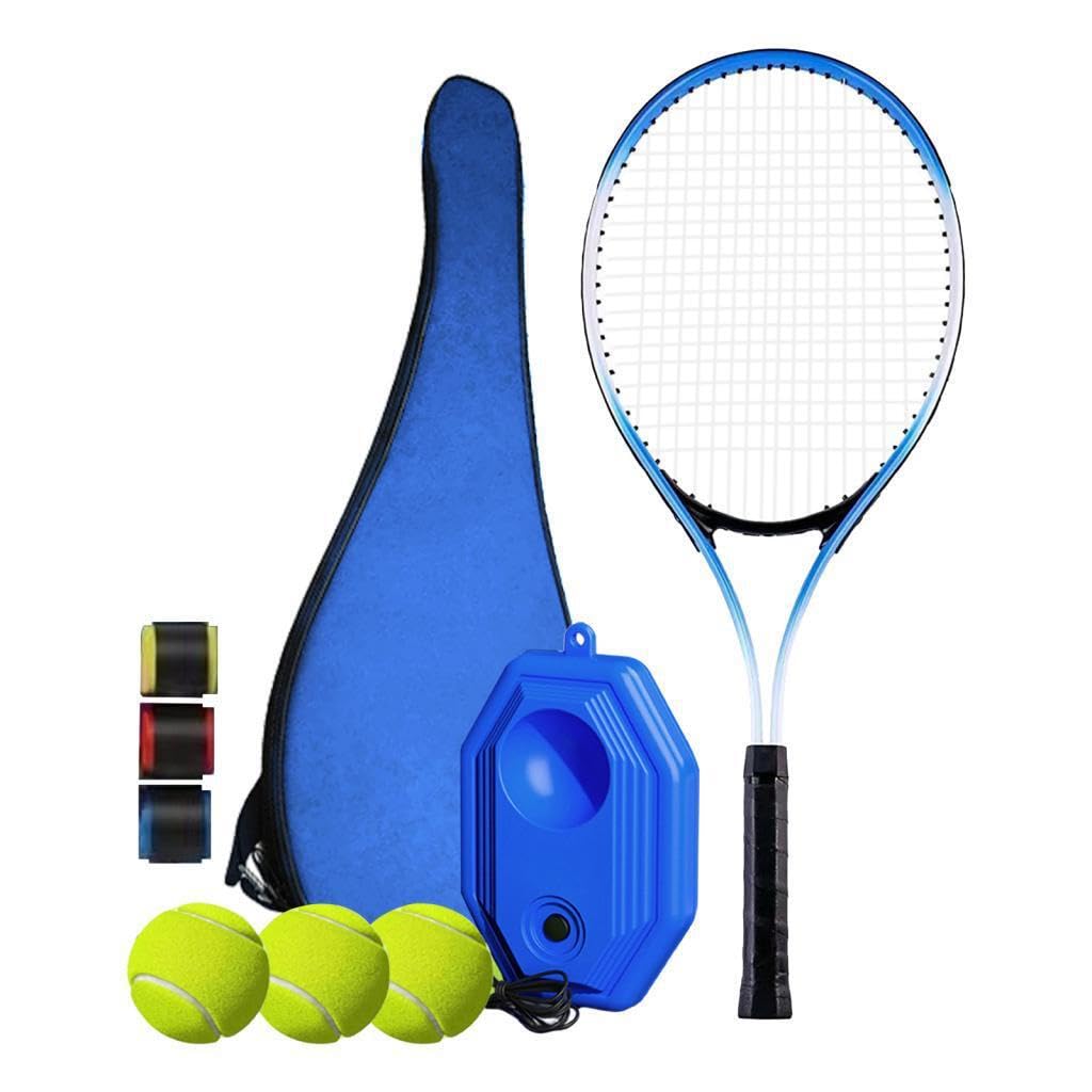 Equipo de Entrenamiento de Tenis, Pelotas portátiles, Herramientas Ligeras, Entrenamiento en Interiores y Exteriores, Suave y sin Esfuerzo. Juego de Individual de Tenis,