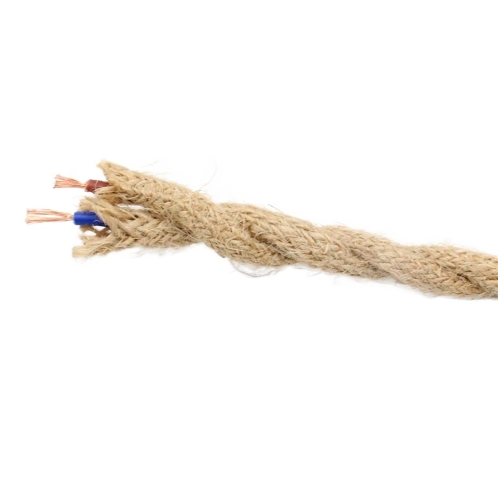 Cable trenzado Flex Vintage Twisted Fabric, Cable eléctrico trenzado 2 * 0,75 mm Múltiples tamaños 1-50 m(50meter)
