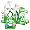 Orgain Organic Nutritional Protein Shake, Vanilla Bean – 16g Grass Fed Whey Protein, Meal Replacement, 20 Vitamins & Minerals, Fruits & Vegetables, Gluten Free, Non-GMO, 11 Fl Oz (12 Pack)