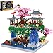 Kitoyz Cherry Blossom Bonsai Tree Building Set, Chinese Architecture of Peach Blossom Micro Mini Building Blocks Set, Japanese Sakura Tree House Building Kit, for Kids Adults (3220 PCS)