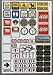 LEGO Signs and Decals Accessories (xtra) 17 total Pieces with 5 Decal Sheets