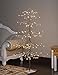 LIGHTSHARE 6 ft. Snowy Fir Tree, 144 LED Lights, for Indoor and Outdoor Use, Warm White, for Home Festival Party Christmas