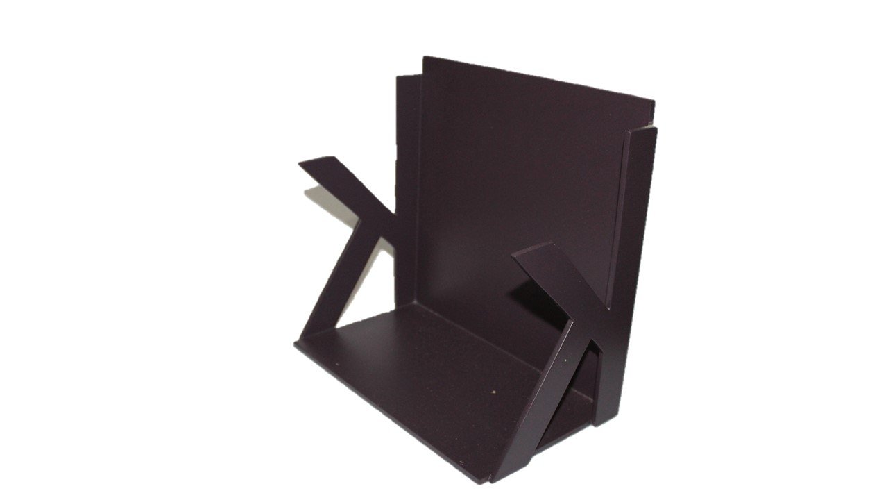 Wood N Gift Medium Density Fireboard Magzine Rack, Black, 10"X 16"X 2 in-picture-32