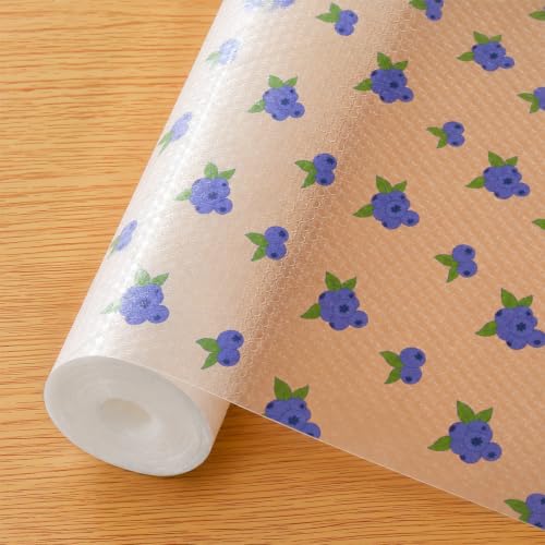 Image of Porslin Kitchen Shelf Liner 45cm x 5m, Non-Adhesive Waterproof Drawer & Cabinet Mat, Durable BPA-Free EVA Non-Slip Washable Shelf Paper for Kitchen Cabinets, Cupboards, Fridge, Wardrobe & Drawers SL02