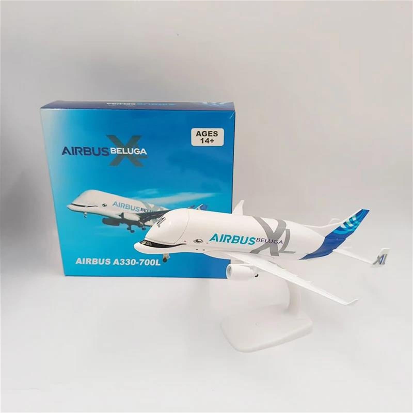 Modèle Réduit Avion Super Beluga Airbus A330-700L 1:400 - 20 Cm - Réplique Moulée Sous Pression Modélisme Aviation Adulte