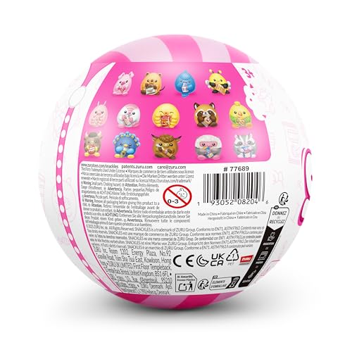 Snackles 13 cm großes Plüschspielzeug Serie 3 von ZURU, Plüschspielzeug mit Snackmarken-Accessoire, Core Licensed – Ansicht 3