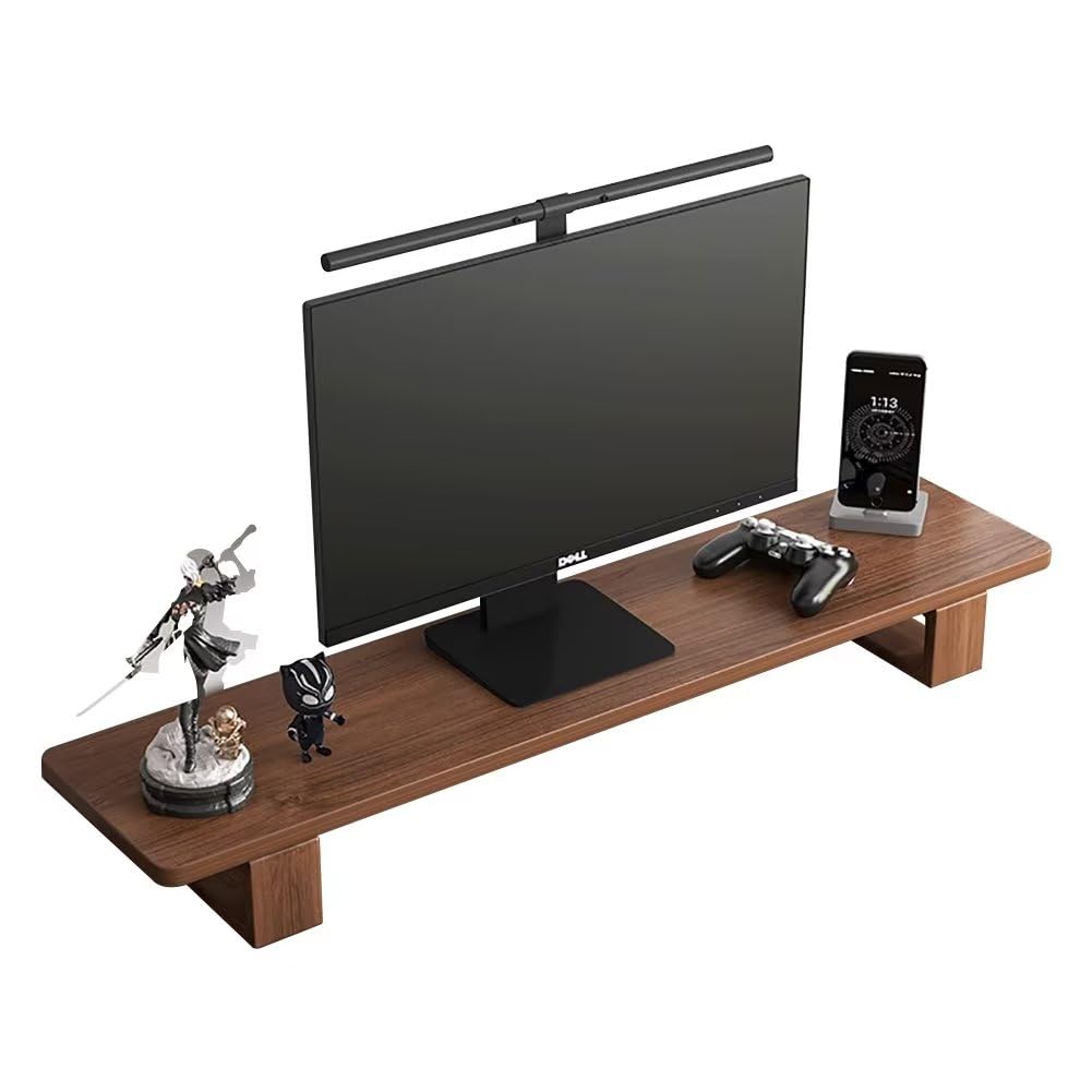 Amazon.co.jp: モニター台 2段階の高さ調節 机上台 机上ラック 木製