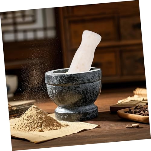 Pestle multifuncional compacto de piedra manual para artistas miniatura 5