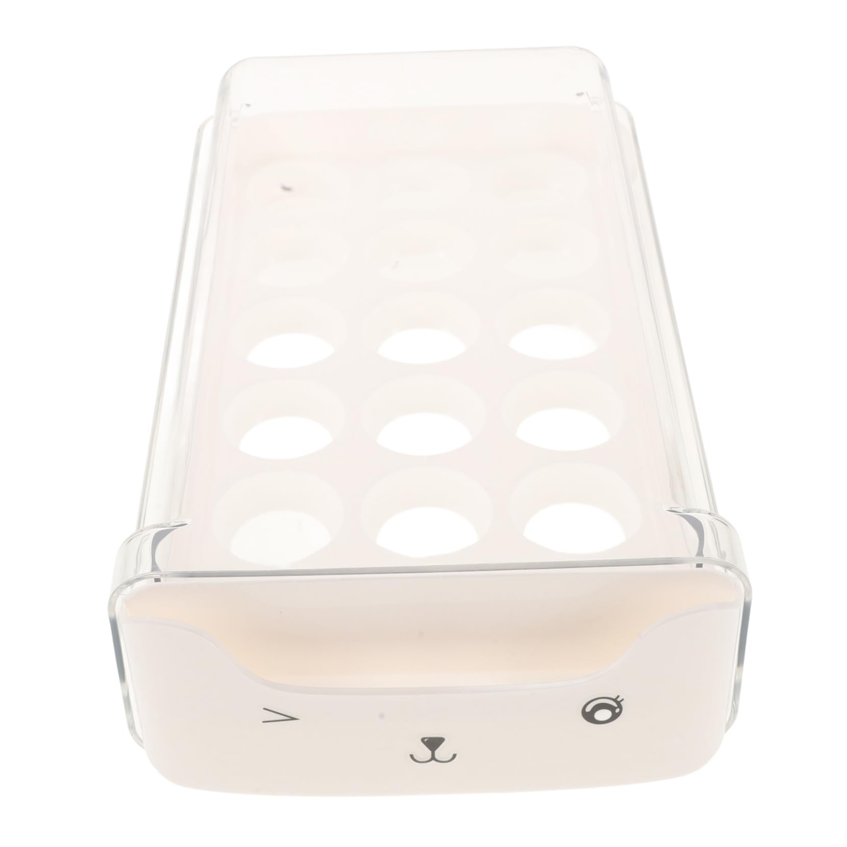 Eierschublade für Kühlschrank, Stapelbar, aus Kunststoff, Transparent