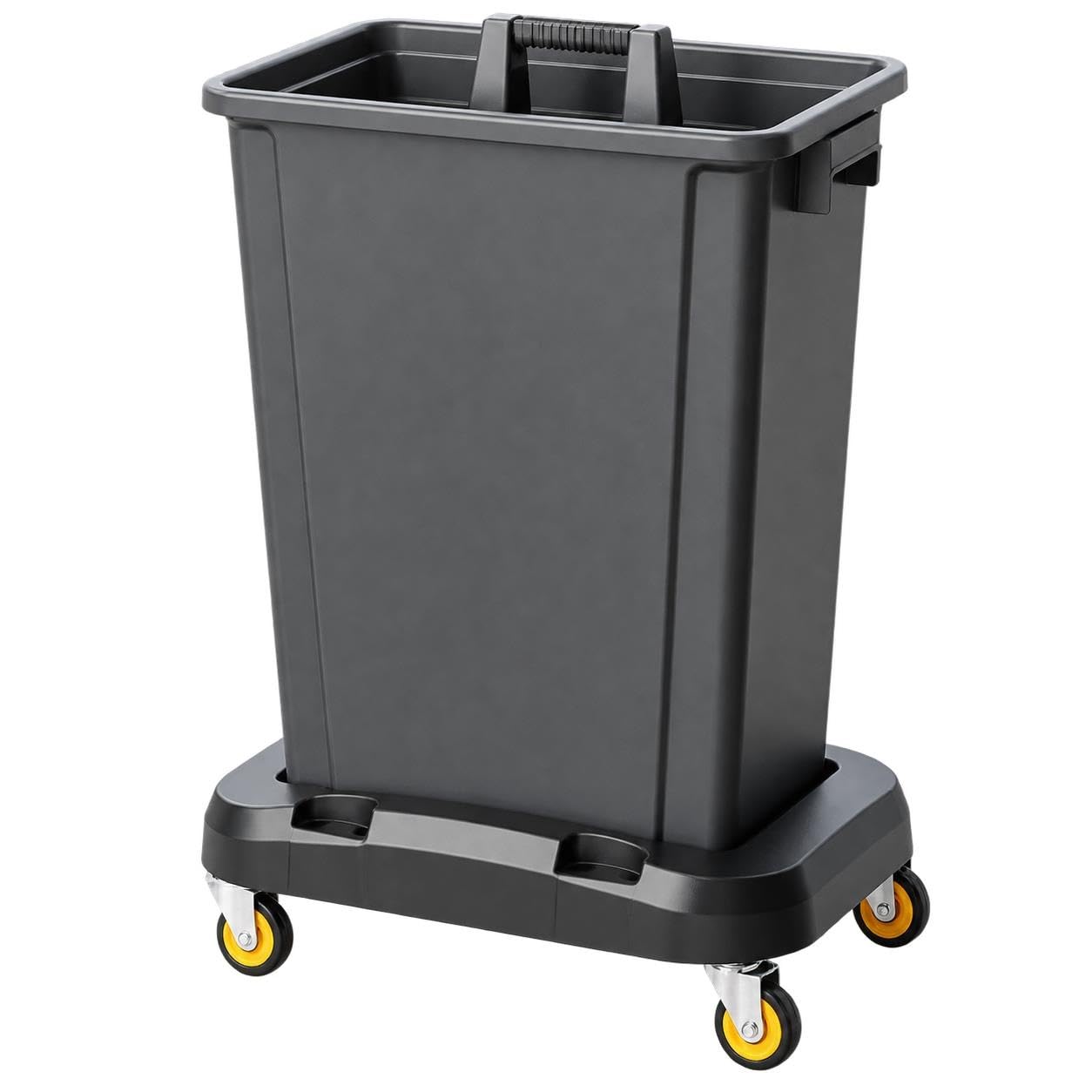 Carrello per Pulizie con Ruote Girevoli e Porta Attrezzi