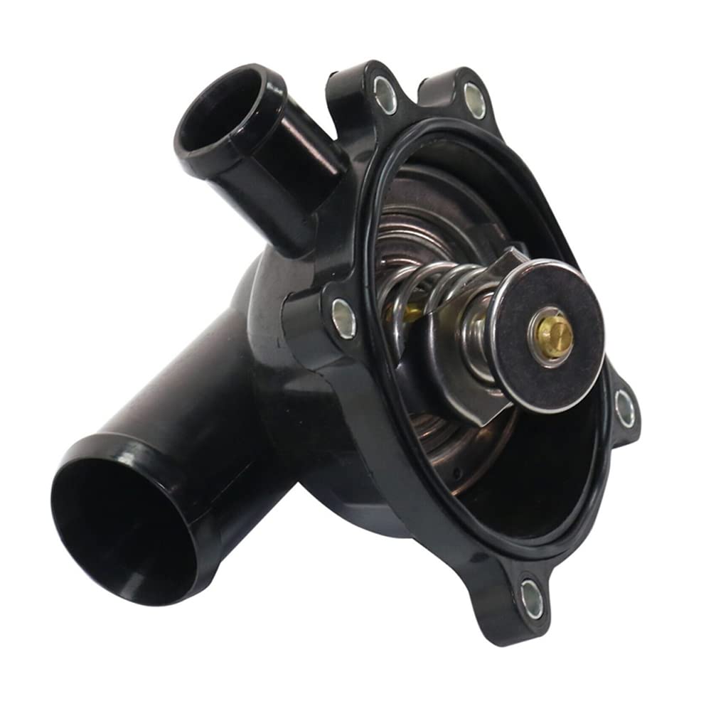 079121115BA Logement de Thermostat de Liquide de Refroidissement du Moteur Compatible avec AUDI A6 S6 2007-2011, A8 Q7 2007-2010, S8 2007-2009, Remplace 079121115BK, 9025179