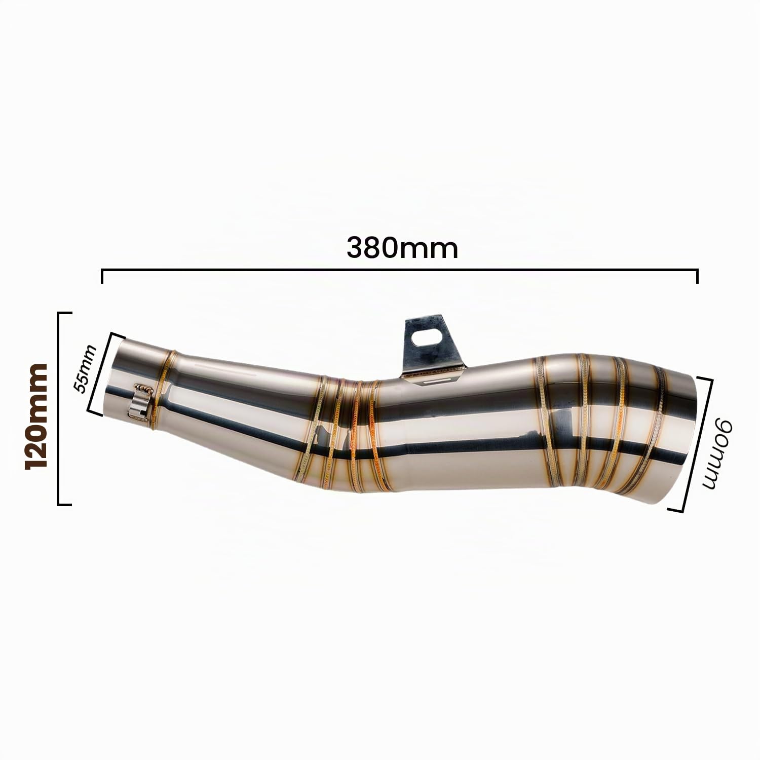 GP Escape Universal Moto Tubo de Escape Universal para ATV Scooter Dirt Pit Bike Street Bike