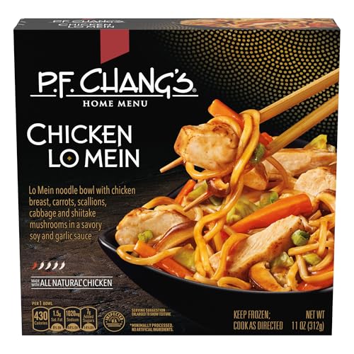 P.F. Chang's Home Menu Chicken Lo Mein Noodle Bowl, Frozen Meal, ...