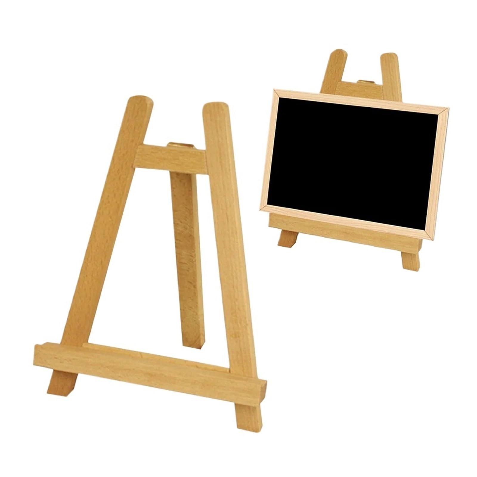 12 Cavalletti In Legno Aisamco 19cm - Supporto Per Tele, Foto E Biglietti Da Visita - Foto 6