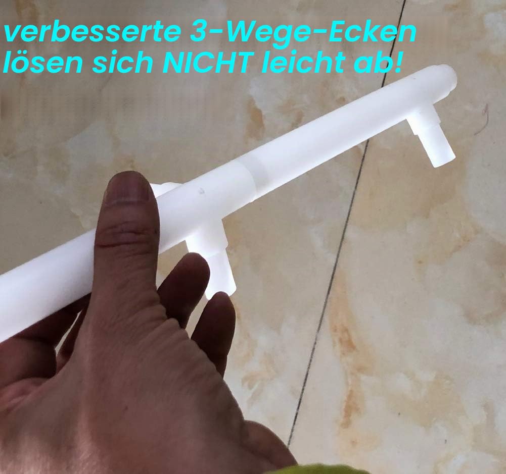 HORTIPOTS Kräutertrockner mit 8 Ebenen, Trockennetz, quadratisch, 71,1 x 71,1 cm, zum Trocknen von Kleidung oder zum Kürzen von Pflanzen wie Kräutern, Früchten, Blumen