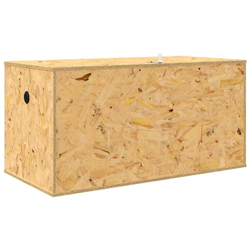 Terrario OSB 80 x 40 x 40 cm marrón para reptiles y roedores con termómetro integrado de vidrio templado