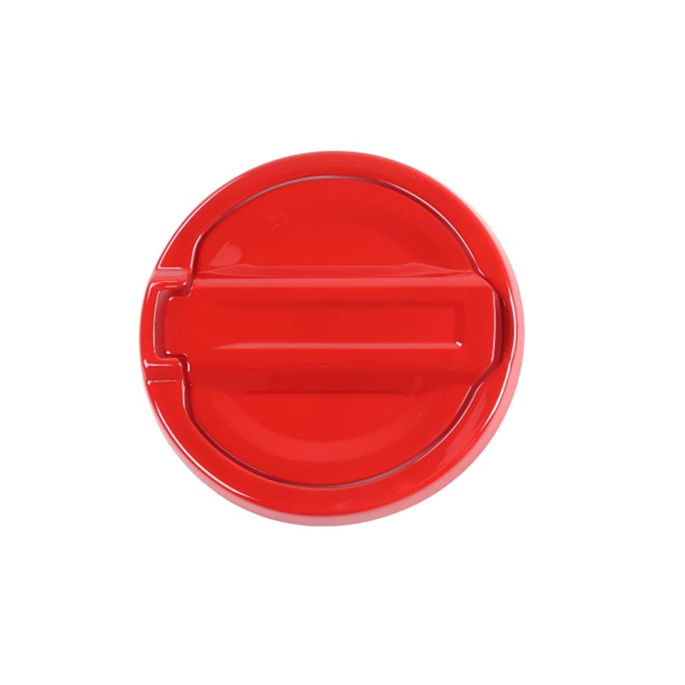 idain Gas Tank Cap ABS Fuel Filler Door Cover Trim for Wrangler 2018 2019 2020 JL & Unlimited
