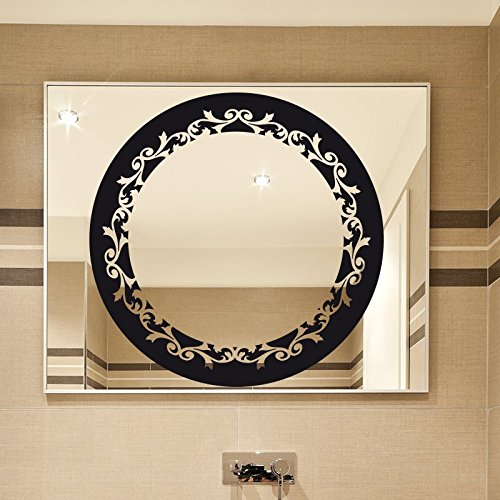 Ambiance sticker mural live-baroque 1, violet, 55 x 55 cm