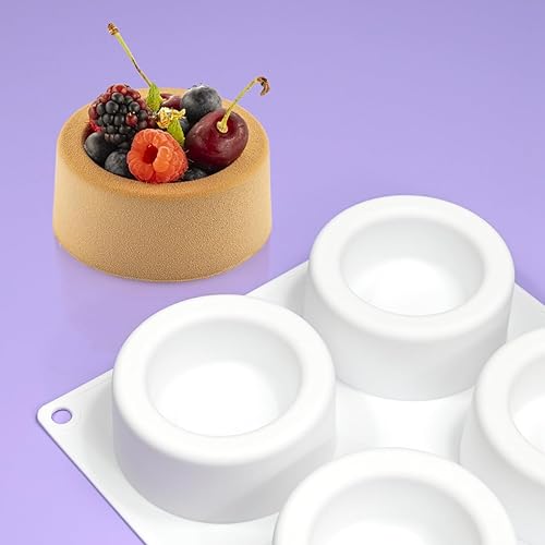 Miniatura 7 de mostsom Moldes de silicona para mousse, diseño de taza redonda, moldes de silicona para tartas, herramientas para hornear postres, molde de mousse,