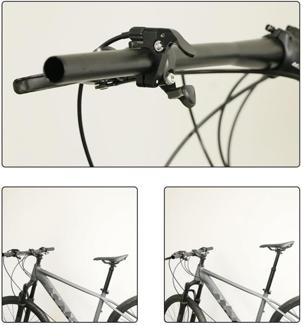 Tige de selle de vélo - Contrôle du fil de levage - Tige de selle télescopique de 31,6 mm - Débattement réglable de 100 à 170 mm