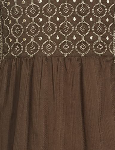 Image of Max Women Embroidered Straight Rayon Women Embroidered Straight A-Line Kurta