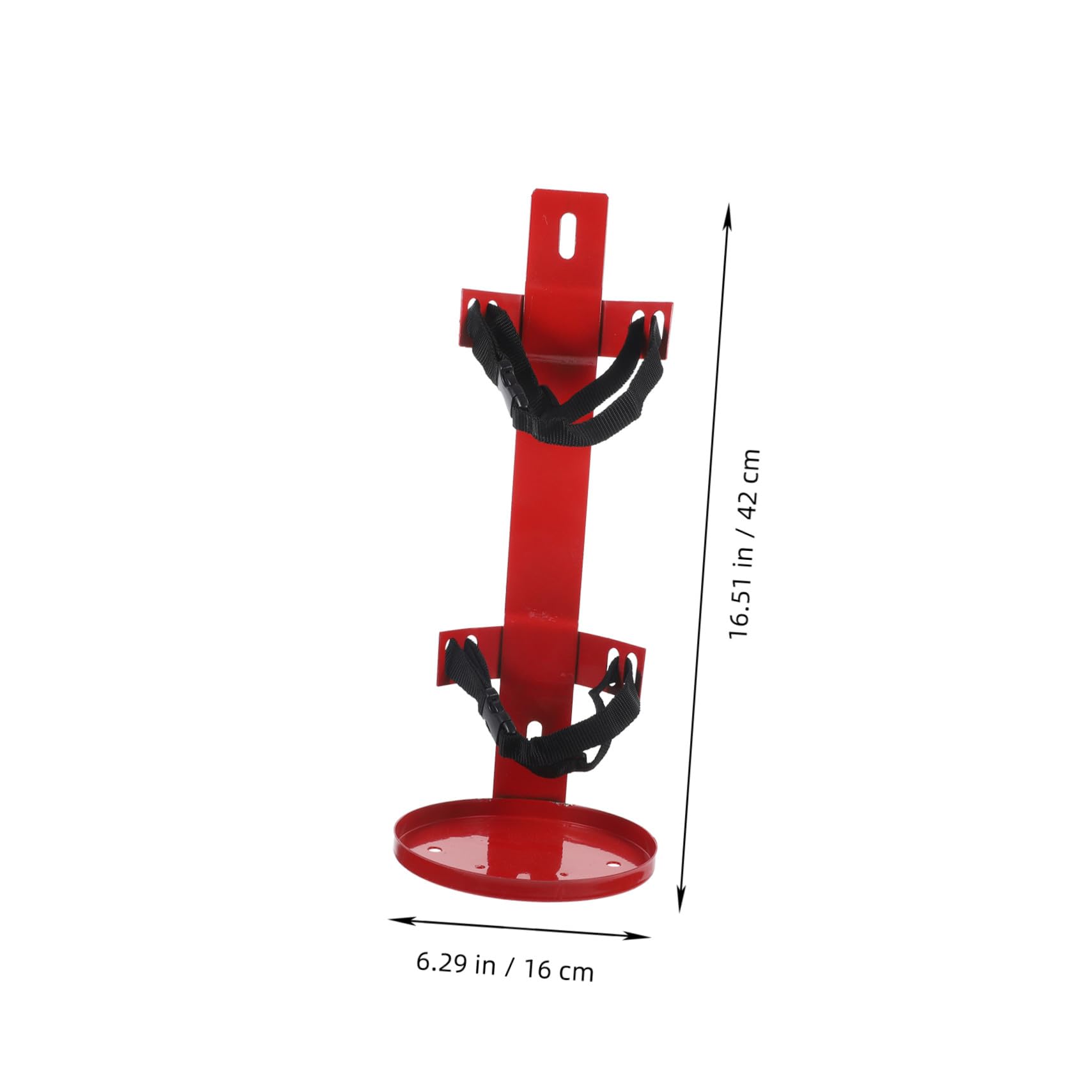 SOIMISS Soporte de Pared para Extintor de Incendios, Colgador Ajustable de Hierro y Poliéster, Fácil de Instalar para Oficina y Hogar