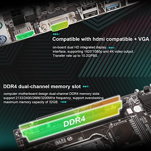 Biteo B250C Mining Motherboard With User Manuals Support 30/20/10S Gpu 12 Usb 3.0 To Pcie X16 Lga 1151 Ddr4 Msata Hdmi For Btc/Eth/Zec/Etc #TOP5