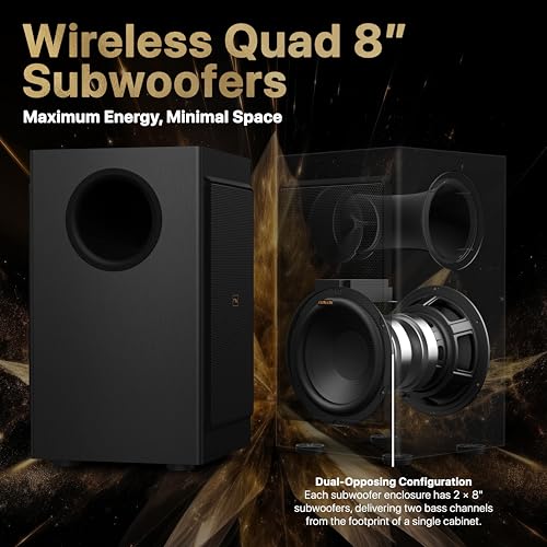image for Nakamichi Dragon 11.4.6 Home Surround Sound System with Dolby Atmos an