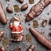 Riegelein Mini Solid Snowmen 33% Milk Chocolate Holiday Stocking Stuffer 3.5 oz