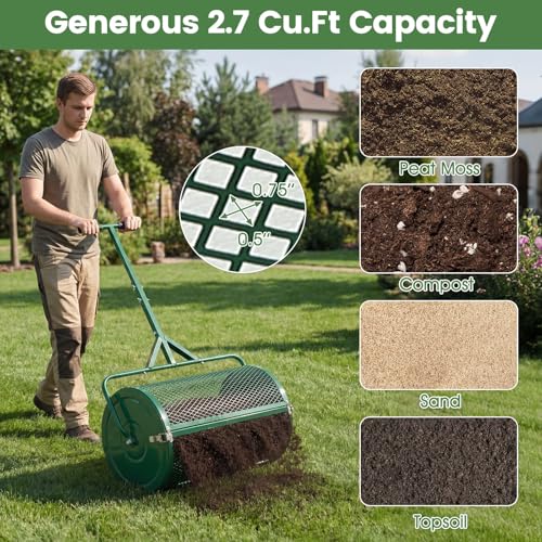 DREAMADE Distribuidor de Compost Ajustable con Mango en T miniatura 3