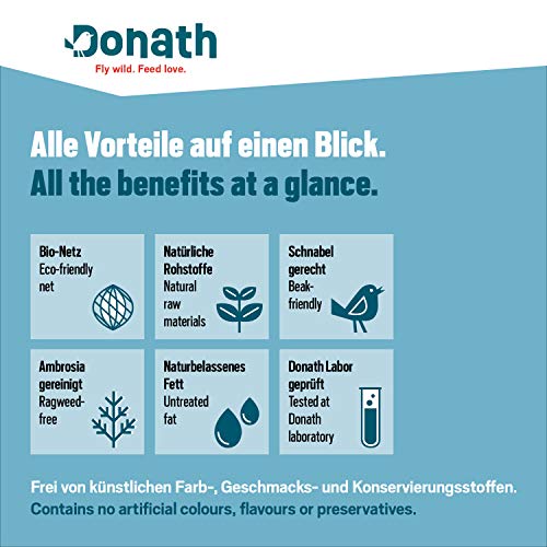 Donath 12051 Energiebol Klassiek in een bio-netje - mezenbol in een bio-netje - 100g per bol - met vet voor extra kracht… - Afbeelding 7