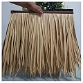 Artificial Thatch Tile, Simulation Thatch Plastic Thatch Anti-Rot Flame Retardant Gazebo Decoration Fake Thatch, 5 Colors (Color : B-6pcs, Size : 50x50cm)
