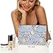 4 Pieces Makeup Bag Classic Flower Botanical Floral Washable Skincare Bag Travel Toiletry Bag Makeup Pouch Cosmetic Bag Birthday Friendship Gifts for Women Supervisor Friends Bestie Coworker Manager