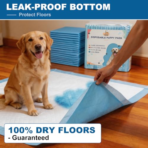 Image of XXXL Dog Pee Pads Extra Large 36 inchx36 inch (45 Count Bulk Pack), Heavy Duty 3XL Puppy Pads for Multi-Pet Households, Super Absorbent Incontinence Underpads Value Stock