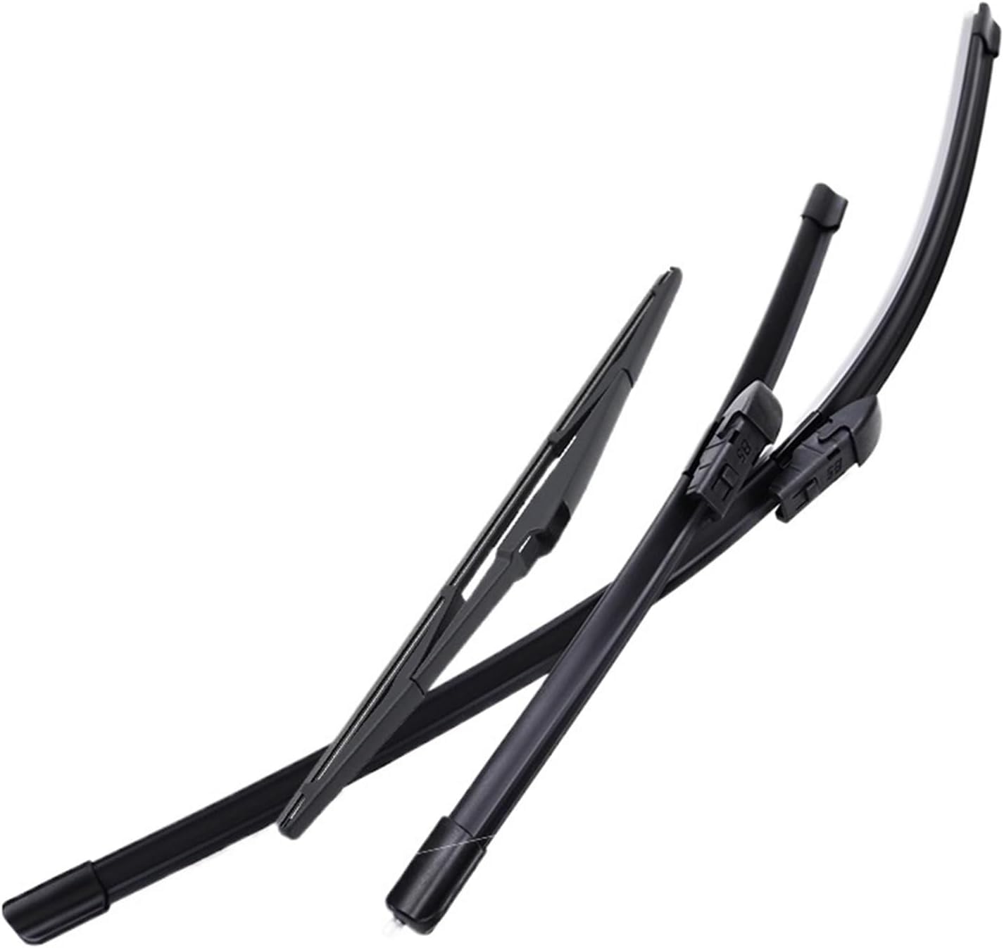 PLAKDFUU Wiper Blades Front Rear Set for Mazda CX-9 CX9 MK2 2016-2023 24"+18"+14" - Silent & Streak-Free