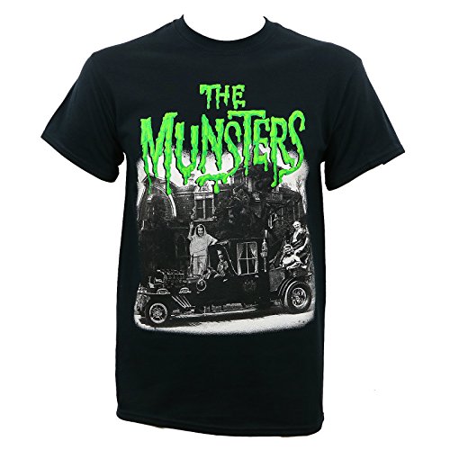 Universal Mens The Munsters Family Coach T-Shirt L Black