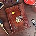 Handmade Goat Leather Journal Real Lock & Key Notebook Diary Sketch Book Thought Book 107Inches