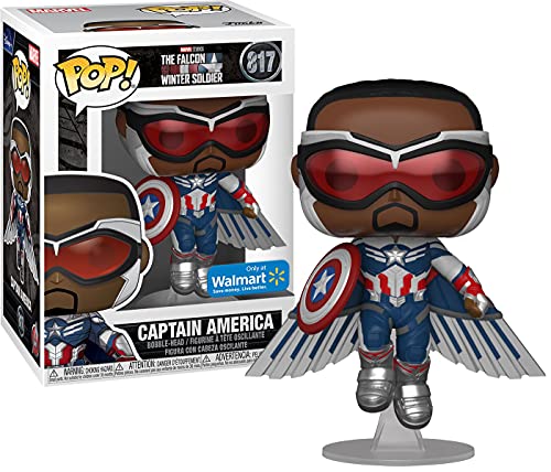 Funko Pop! Marvel: The Falcon & Winter Soldier - Captain Falcon America - (WMT) - The Falcon And The Winter Soldier - Figura de Vinilo Coleccionable - Idea de Regalo- Mercancia Oficial - TV Fans