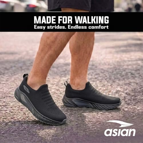 Image of ASIAN Wonderwalk Pro-15 Ultra Lightweight Walking Shoes for Men with Memory Foam | Arch Support Shoes with Breathable Knit Upper | Ideal for Daily Use & Style