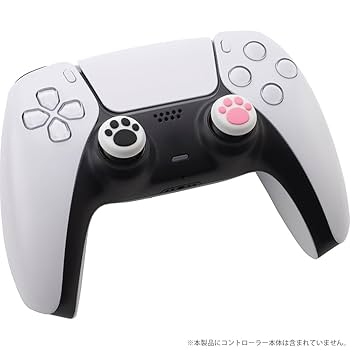 CYBER ・ アナログスティックカバー ねこにゃん HIGHタイプ ( PS4 用) 白 w17b8b5 Amazon | CYBER ・ アナログスティックカバー ねこにゃん ( PS4