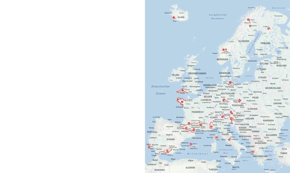 Fernwanderwege in Europa. 24 Traumstrecken vom Nordkap bis zum Mittelmeer. Inspirierender Bildband und Tourenführer für alle, die in Europa wandern ... Touren vom Nordkap bis zum Mittelmeer